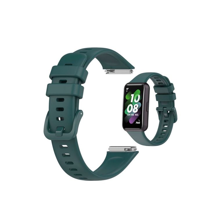 Correa De Silicona Para SmartWatch Huawei Band 6 Verde