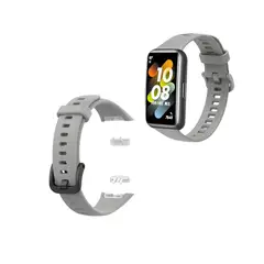 GENERICO - Correa De Silicona Para SmartWatch Huawei Band 6 Gris