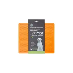LICKIMAT - Soother X largo Orange Dog