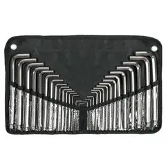 TRUPER - Juego llaves Allen largas std y mm 30 piezas,