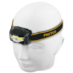 PRETUL - Linterna de cabeza, Linterna minero, LED 65 lm,