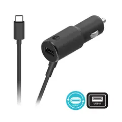 MOTOROLA - Cargador de Auto Turbo Power 36w Puerto Dual