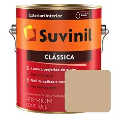 SUVINIL - Pintura Látex Clásica Mate Aterciopelado Gamuza Lata x 3.6 L
