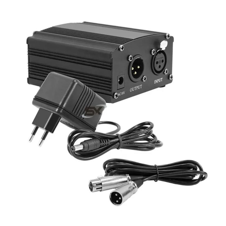 Phantom Power 48 V para Micrófono Condensador
