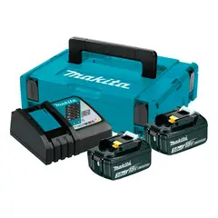 MAKITA - Kit 2 Baterías 18V 3.0Ah BL1830B + Cargador Makpac