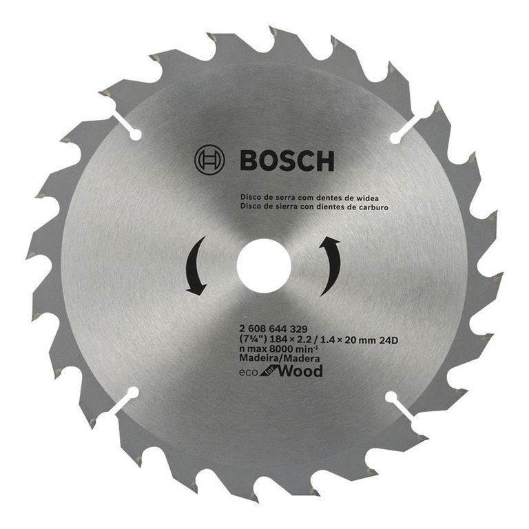 Disco Sierra Circular 7-1/4" X 24D ECO