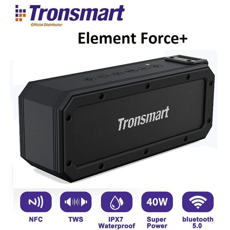 Parlante Bluetooth Element Force+ - Extra Bass - IPX7