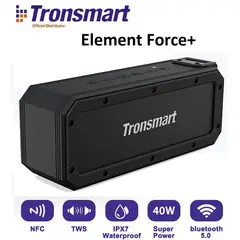 TRONSMART - Parlante Bluetooth Element Force+ - Extra Bass - IPX7