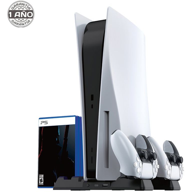 Soporte multifuncional con ventilador para playstation 5, ps5,