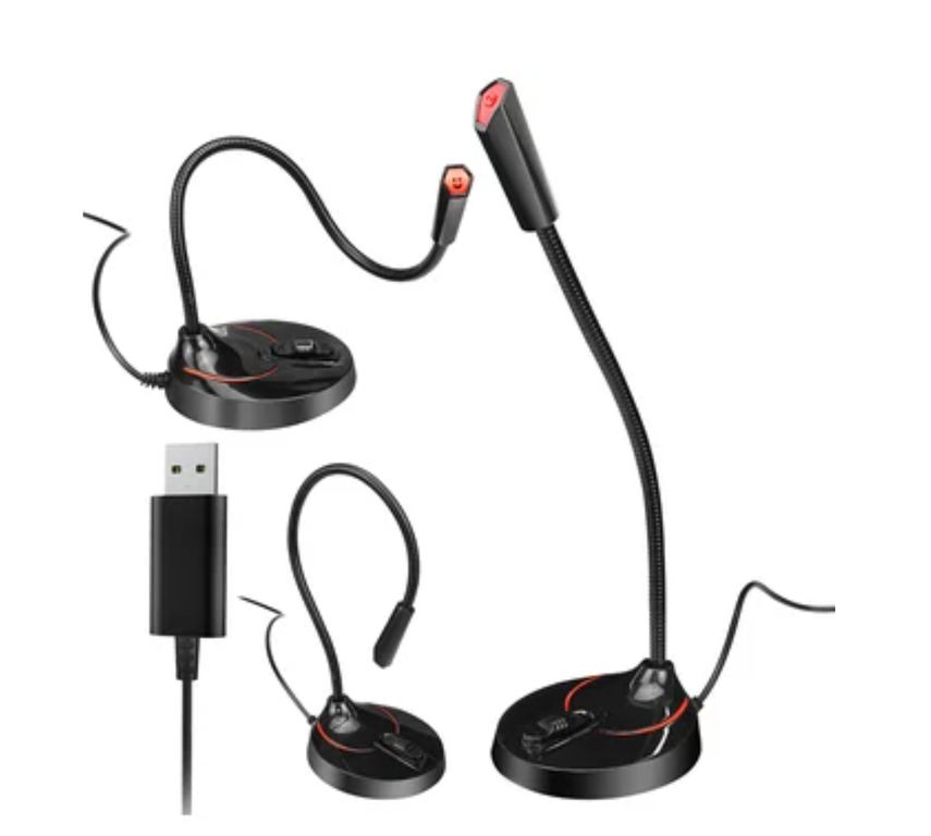 Micrófono Usb Audio Usb Unidireccional Mic Soporte Para Pc laptop