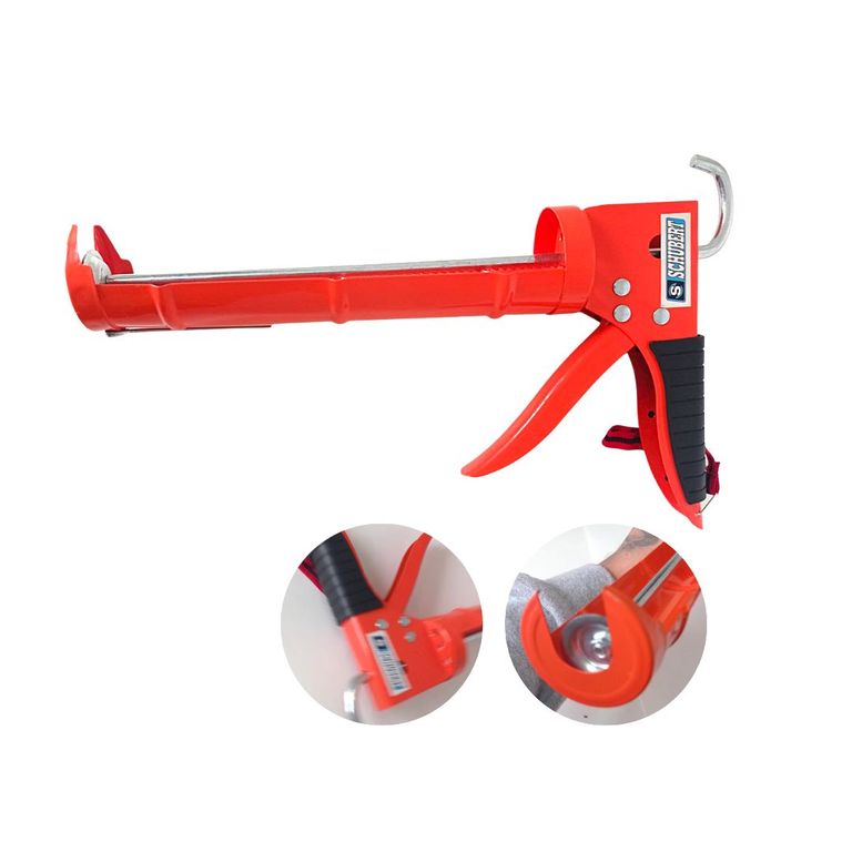 Pistola Para Silicona Profesional Mango Ergonómico