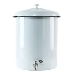 ECOFILTRO - Purificador de Agua Acero Vitrificado 25 L Blanco