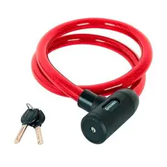 HERMEX - Candado De Cable Con Llave 20 MM X 1.20 M -