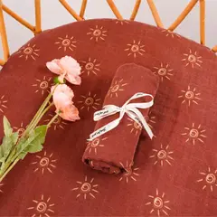 GENERICO - Manta de Muselina Suave para Bebé 100% Algodón 110 x 120 cm