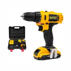 XTD - TALADRO DESTORNILLADOR 21V INALÁMBRICO + BATERÍAS - 4021