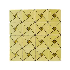 DECOKASA - Pepelmas o Mosaicos de Aluminio LS075G 30x30cm 12pcs