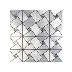 DECOKASA - Pepelmas o Mosaicos de Aluminio LS075S 30x30cm 12pcs