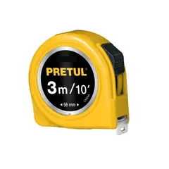 PRETUL - Wincha cinta métrica 3m Amarillo