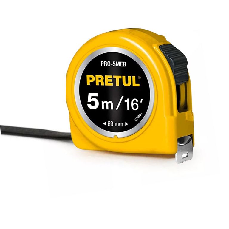 Wincha cinta métrica 5m Amarillo