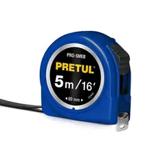 PRETUL - Wincha cinta métrica 5m Azul