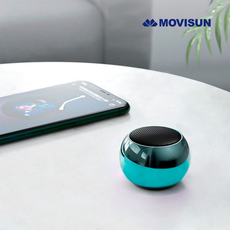 Mini Parlante Bluetooth EGG NEO verde con plateado