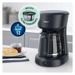 OSTER - Cafetera 12 tazas BVSTDCS12B