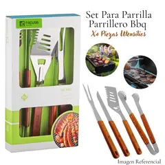 FACUSA - Set de Utensilios X 04PZS BBQ-MPC