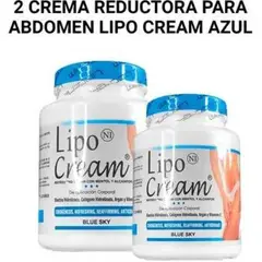 SM - 2 Crema Reductora para Abdomen Lipo Cream Tapa Azul