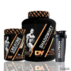 DORIAN YATES - Pack DY Shadow Whey 2kg Chocolate Creatina 300gr Shaker