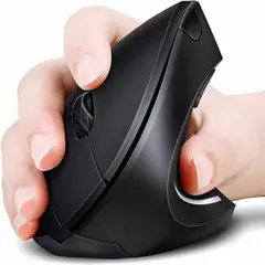 ITELSISTEM - Mouse Vertical Inalambrico Ergonomico Usb Carpiano