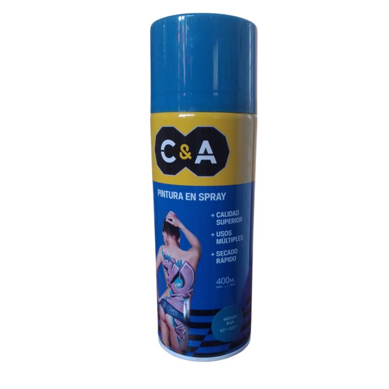 Pintura Spray C&A Medium Blue #21 - Azul