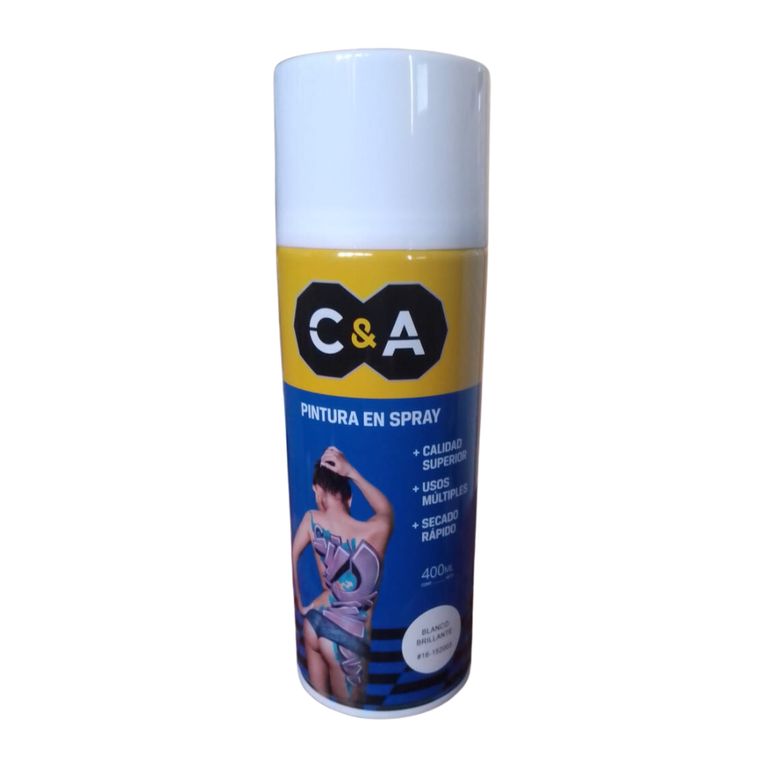Pintura Spray C&A Blanco Brillante #16 - Blanco