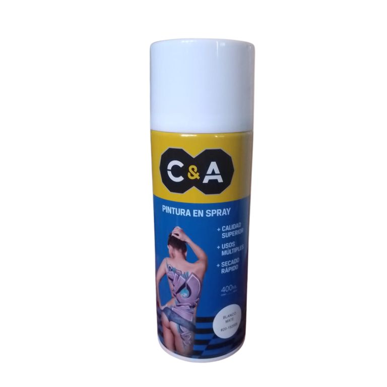 Pintura Spray C&A Blanco Mate #20 - Blanco
