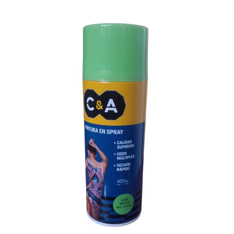 Pintura Spray C&A Jade Green # 61 - Verde