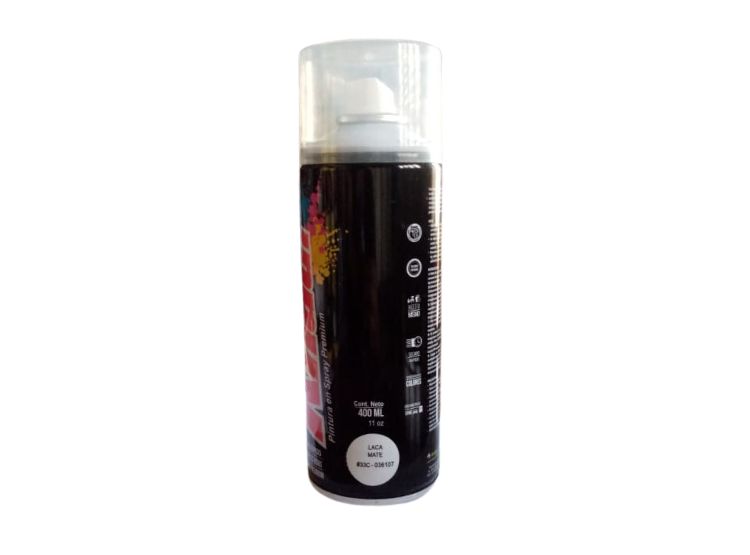 Pintura Spray Laca Mate #33C - Transparente