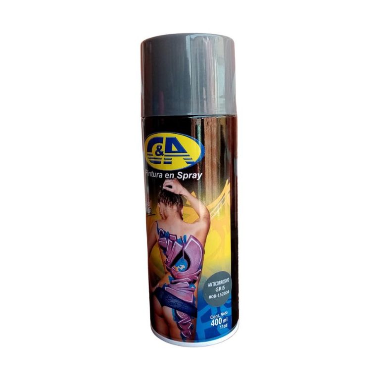 Pintura Spray C&A Anticorrosivo Gris #08 - Gris