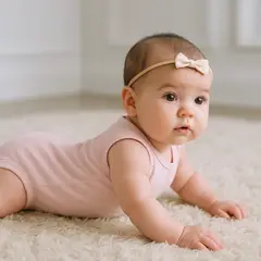 ECOBEBE - Body Bebé Manga Cero Soft Pink - 100 Algodón Orgánico