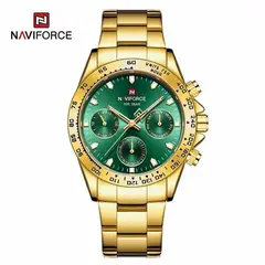 NAVIFORCE - RELOJ NF9193 DORADO FOCUS VERDE