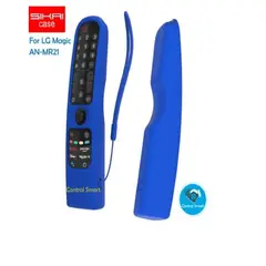 LH ELECTRONIC - Funda de silicona an-mr21 Control Remoto LG Azul