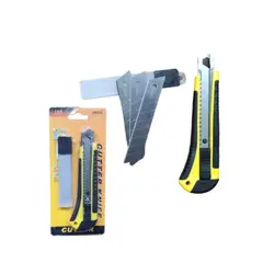 GENERICO - Cutter profesional con 3 laminas de repuesto