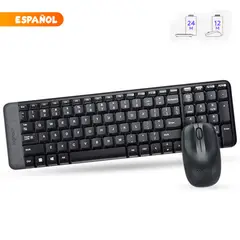 LOGITECH - Combo Teclado Mouse MK220 Inalambrico - Negro