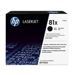 HP - Cartucho Toner 81X Negro Laserjet Enterprise M605 M630