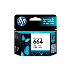 HP - Cartucho Tinta 664 Tricolor Deskjet Officejet 1100