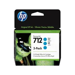 HP - Cartucho 3 pack Cartucho Tinta 712 Plotter Designjet 29Ml