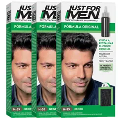 JFM - Tinte para Cabello Just for men Negro x3 Und