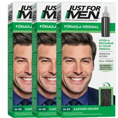 JFM - Tinte para Cabello Just for men Castaño Oscuro x3 Und