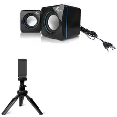 XTECH - PACK TRIPODE PARA CELULAR MINI PARLANTES