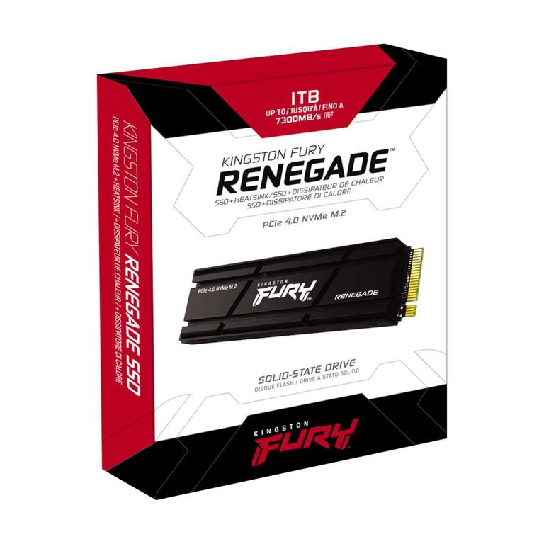 SSD FURY Renegade 1TB Disipador PCIe 4.0 NVMe M.2 PS5 Ready