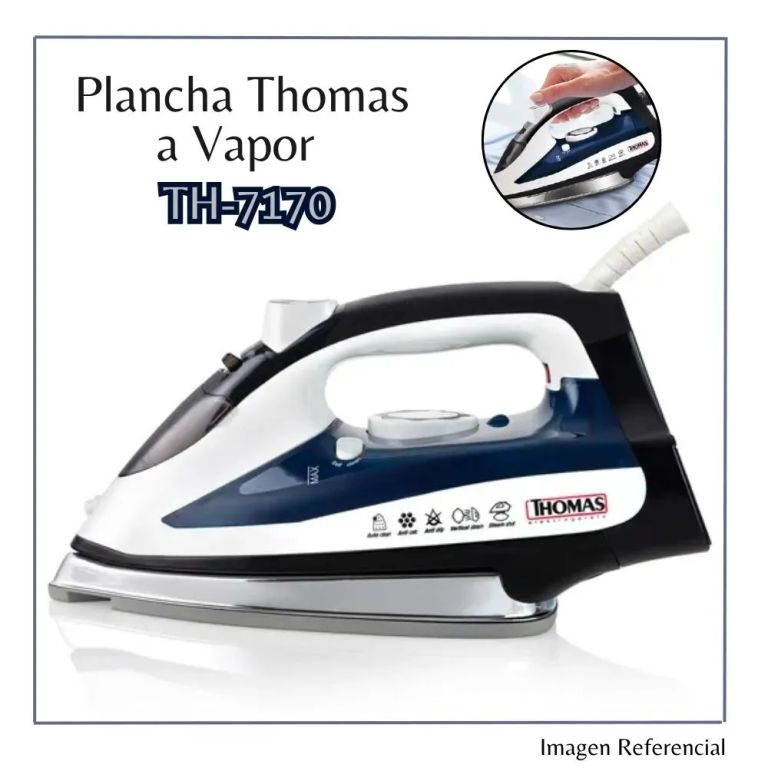 Plancha Electrica a Vapor 2200 Watts