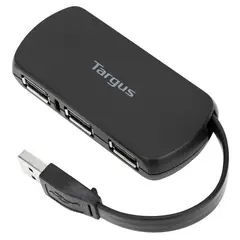 TARGUS - Hub Usb 4 Puertos Usb-A 2.0 Black Ach114Us